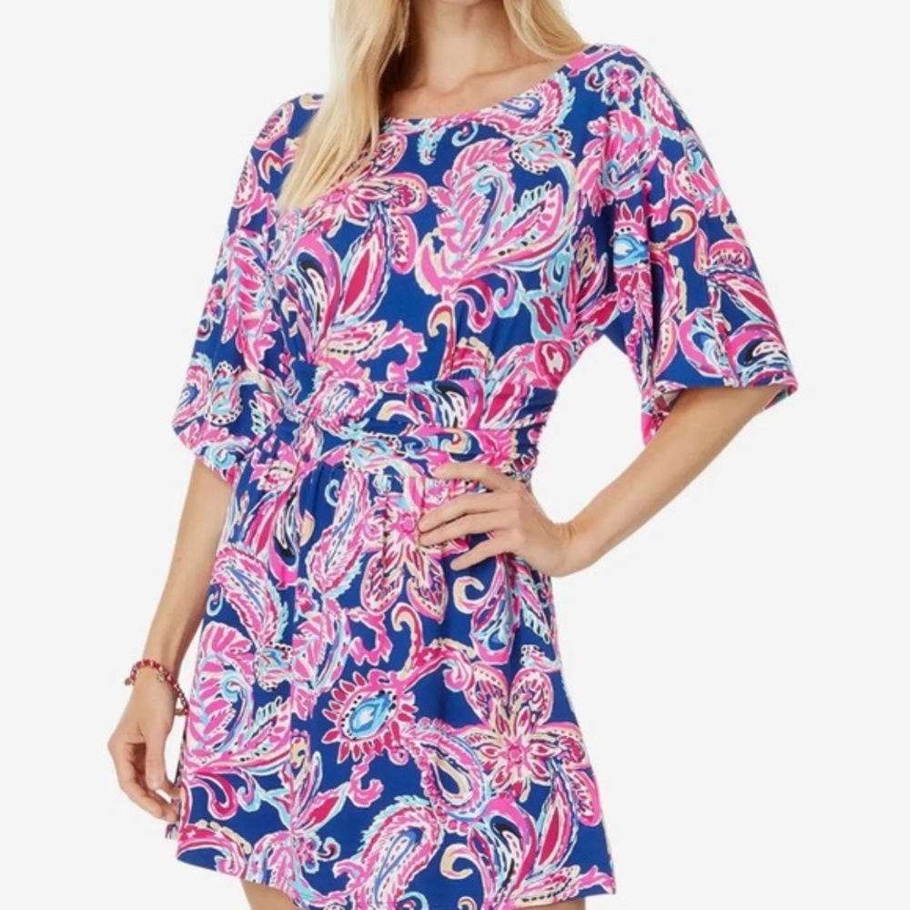 LILLY PULITZER Parigi boat neck shorts romper XS